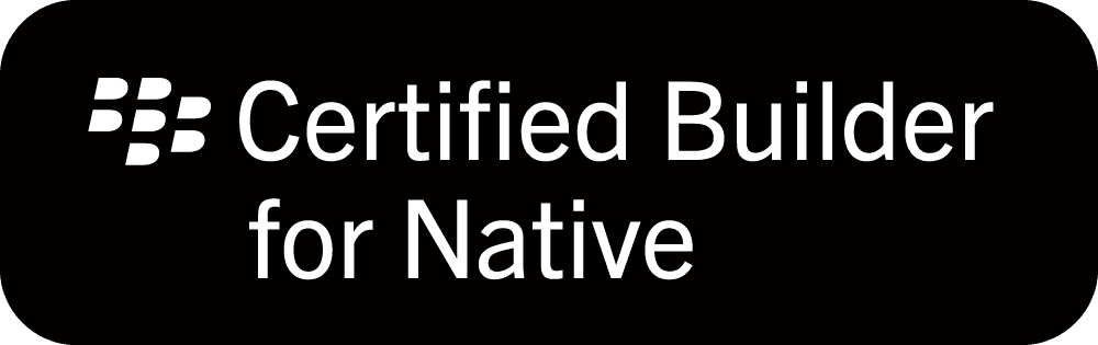 حصلت على شهادة Certified BlackBerry Builder